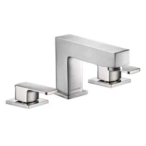 Grifo de lavabo de baño Aquaterior 8 pulgadas 2 manijas 3 orificios níquel cepillado - Imagen 1 de 8