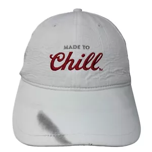 Made To Chill Coors Light Strapback Hat White One Size Adjustable Embroidered - Picture 1 of 8