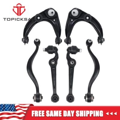 6Pcs Front Control Arm w/Ball Joint Suspension Kits for 2003 - 2008 Mazda 6 - Image 1 of 3
