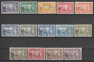 ST HELENA 1938/44 SG 131/140 GEBRAUCHT - Bild 1 von 1