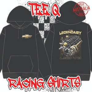 Chevy Legendary LS3 V8 ~ Black Unisex Pullover Hoodie - Picture 1 of 2