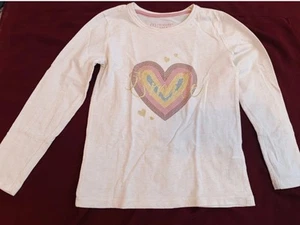 116 Mädchen Langarmshirt Longsleeve Basic Primark - Bild 1 von 1