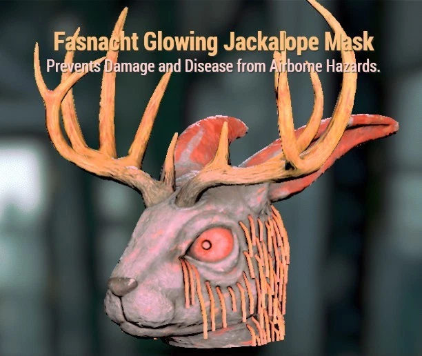 Xbox One S|X Disfraz Conjunto Carnaval Brillante Máscara Jackalope Foto 1 de 1