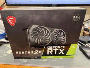 MSI Nvidia GeForce RTX 3070 Ventus 2x 8GB OC Graphics Card - Picture 1 of 12