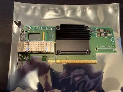 DELL Mellanox ConnectX-6 100Gb QSFP56 Single Port VPI HDR QSFP Adapter 7TKND Low - Image 1 of 4