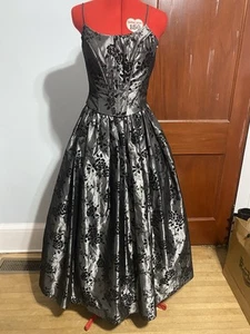 Vintage Scott McClintock Petite Floral Dress Size 2 - Picture 1 of 2