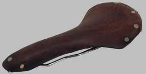 Vintage Brooks England Team Pro Leather Bicycle Saddle – Made in England - Bild 1 von 10