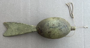 Antiker figürlicher Angelschwimmer Bobber Volkskunst Holz geschnitzt um 1900 - Bild 1 von 24