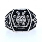 NEW Scottish Rite Ring - Sterling Silver Antiqued Masonic Collect 32nd Degree