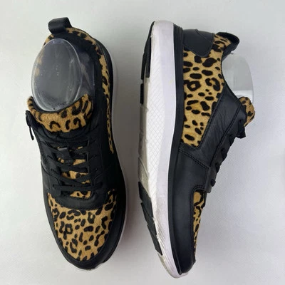 Vionic Remi Leopard Print Lace Up Sneakers Tennis Shoes Size 9 - Image 1 of 4