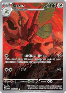 Scizor - 205/197 - Pokemon Obsidian Flames Illustration Rare Card NM - Foto 1 di 1