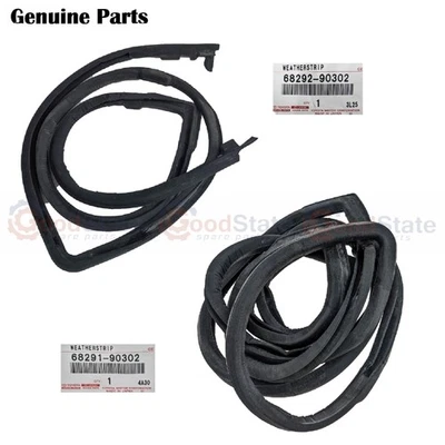 Genuine Toyota LandCruiser HJ47 Back Barn RH LH Door Rubber Seal Set - image 1 of 3