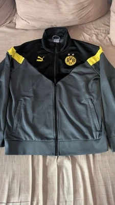 BVB Borussia Dortmund Iconic Jacke Gr L Puma sehr guter Zustand - Bild 1 von 4