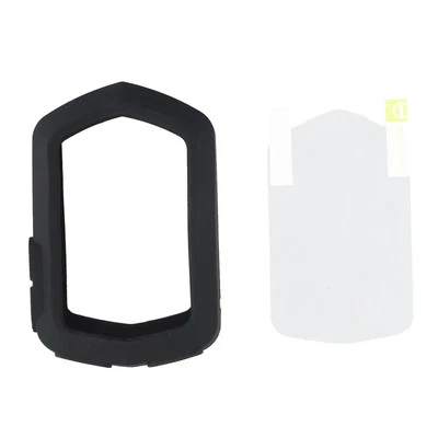 Schutzhülle Case Fahrradcomputer Silikon Stoppuhr HD Bildschirmfolie Abnehmbar - Bild 1 von 4