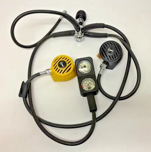 U.S. Divers Conshelf 21 Regulator 2x 2nd Stages & Dive Console Octopus EXCELLENT - Picture 1 of 7
