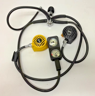 U.S. Divers Conshelf 21 Regulator 2x 2nd Stages & Dive Console Octopus EXCELLENT - Image 1 of 4
