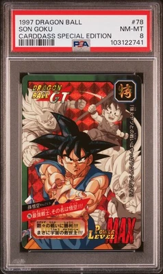 1997 Dragon Ball GT Son goku Carddass Special Edition PSA 8 Near Mint - Mint - Image 1 of 2