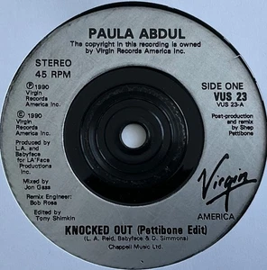 Paula Abdul - Knocked Out - 7” Vinyl Single - Picture 1 of 3