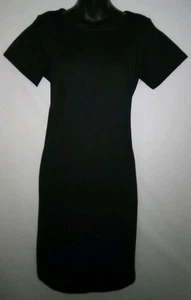 A Pea In The Pod Black Tie Back Dress Sz Medium Nursery Dress w Pockets - Picture 1 of 7
