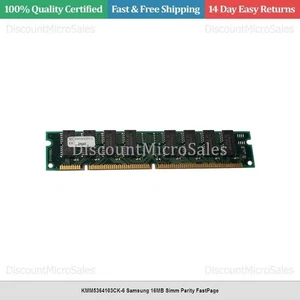 KMM5364103CK-6 Samsung 16MB Simm Parity FastPage - Picture 1 of 1