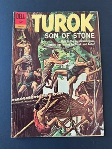 Turok Son of Stone #29 - Last Dell issue. Painted cover (Dell, 1962) Fine- - Picture 1 of 3