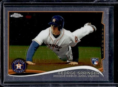 2014 Topps Chrome Update George Springer RC Rookie #MB-15 Astros - Image 1 of 2