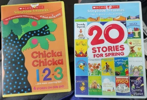 Pair Scholastic Storybook Treasures Chicka Chicka 1-2-3 20 Stories Spring DVD - Picture 1 of 9