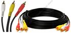 12ft long Triple RCA Audio Video,a/v AV Yellow/Red/White TV/VCR/DVD/LCD Cable