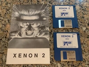 XENON 2 WITH MANUAL GAME COMMODORE AMIGA COMPUTER 3.5" TESTED NEAR MINT - Picture 1 of 2