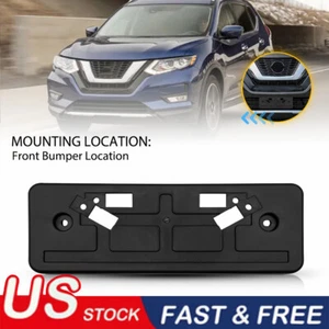 For 2017 2018 2019 2020 Nissan Rogue Front License Plate Bracket 96210-5HK0A ABS - Foto 1 di 11