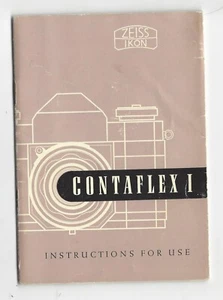 Vintage Zeiss Ikon Contaflex I Manual - Picture 1 of 1