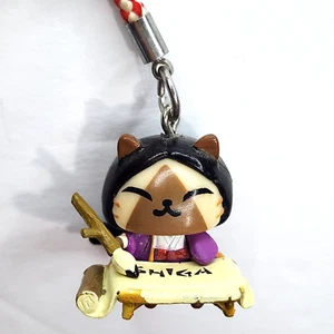 Figura Dije Monster Hunter Airou Palico Felyne Tan Shiga Murasaki Shikibu - Imagen 1 de 4