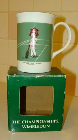 The Championships WIMBLEDON Tennis Mug DOES LOVE MEANS NOTHING IN TENNIS? Cover