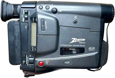 Zenith VM8300 Video Camcorder 8:1 Power Zoom 4lux Japan Tested - Image 1 of 4