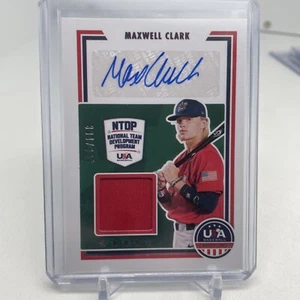 2022 USA Stars & Stripes autografo firmato MAXWELL CLARK MAX /399 Detroit - Foto 1 di 4