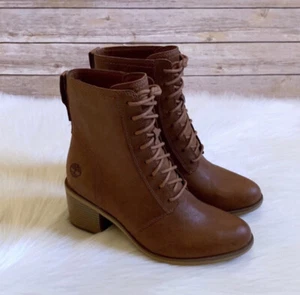 NEU DAMEN TIMBERLAND BRYNLEE PARK HALBHOHER SCHNÜRSTIEFEL BRAUN GRÖSSE 11 - Bild 1 von 5