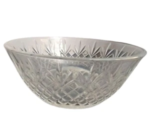 Avon Small Crystal Candy Dish Bowl Wheel Cut Pineapple 5.5" Dia 24% Lead NOS - Picture 1 of 9