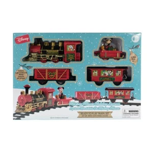 Disney Mickey Mouse Holiday Express Christmas Ready To Play 12pc Train Set - Picture 1 of 5