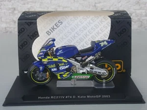 IXO 1:24 Honda RC211V ,#74 Kato, 2003, Neu in OVP - Bild 1 von 6