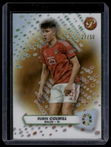 Road To UEFA Pristine #197 Rubin Colwill Gold Refractor - Picture 1 of 2