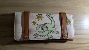 HTF DISNEY LOUNGEFLY TANGLED PASCAL LONG LARGE WALLET - Picture 1 of 4