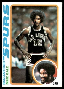 1978-79 Topps Mike Gale San Antonio Spurs #37 - Imagen 1 de 2
