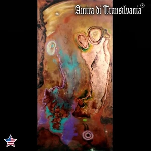 abstract painting original art contemporary surrealism landscape fantasy nature - Picture 1 of 24