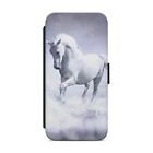Beautiful Horse Black Horse Animal Wallet Flip Phone Case Cover For Iphone