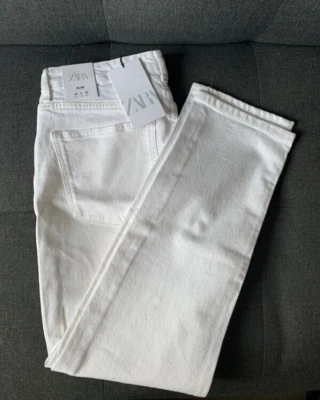 BNWT Zara Slim hi rise white jeans Eur 40 or Uk12 - Image 1 of 2