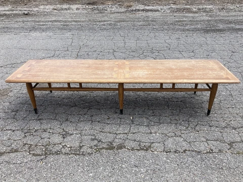 Mid Century Modern "LANE ACCLAIM"  surfboard  coffee table vintage 1950's Cover