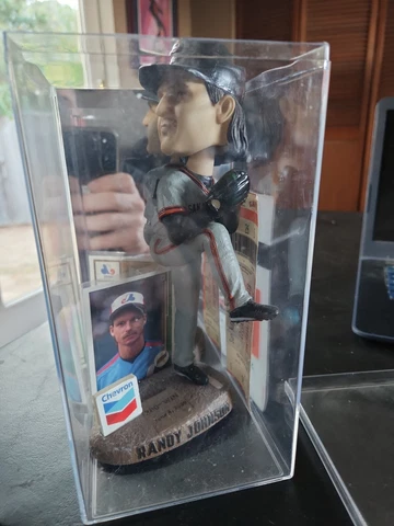RANDY JOHNSON 300th WIN GIANTS STADIUM GIVE AWAY BOBBLEHEAD w ticket/ case Cover