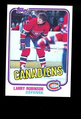 1981 Topps #31 Larry Robinson Montreal Canadiens Sharp Pack Fresh QTY! - Image 1 of 2