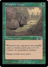 MTG 1x   Predatory Hunger Exodus Card Magic The Gathering pauper