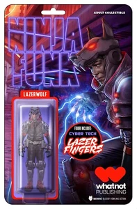 NNJA FUNK (#1) CSIKI EXCLUSIVE ACTION FIGURE VARIANT CVR FOIL LTD 100 WHATNOT - Picture 1 of 13